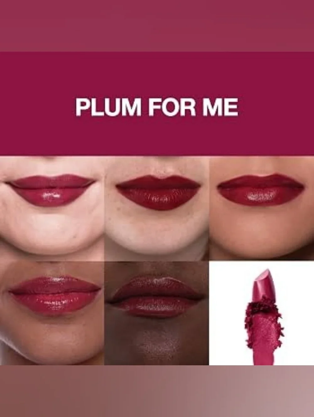 3 x Maybelline New York Color Sensational Made for All Lipstick 388 Plum for Me